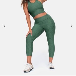 Outdoor voices warmup 3/4 legging in Hunter XS